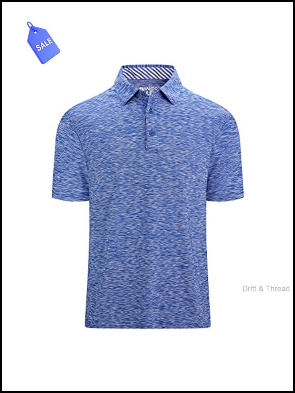 Men's Moisture Wicking Quick-Dry Golf Polo Shirt
